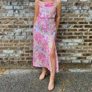 Pink spring/summer dress, It has soft material! great for wedding/prom